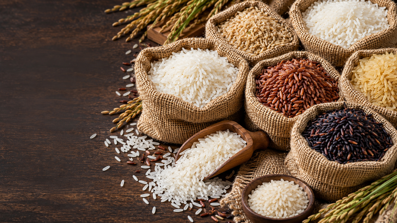 Thai rice fields and export operations of Siam Valley Grain Export